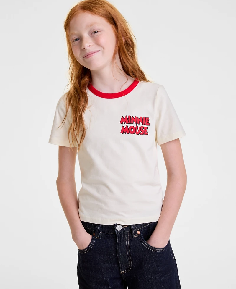 Disney | Macy's Girls Minnie Mouse Graphic Short-Sleeve Baby T-Shirt, Exclusive
