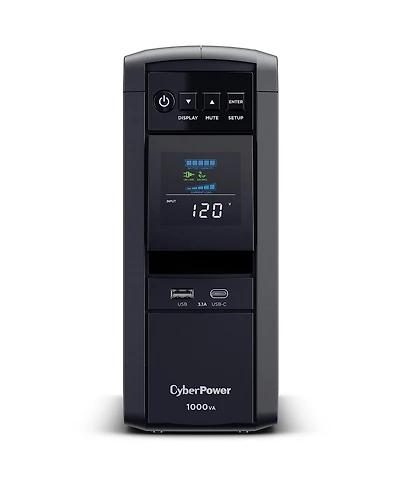 CyberPower Pfc Sinewave Computer Battery Backup, 1000VA 600W Ups, 10 Outlets