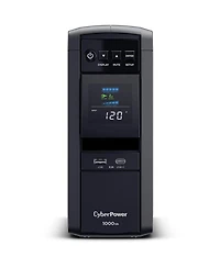 CyberPower Pfc Sinewave Computer Battery Backup, 1000VA 600W Ups, 10 Outlets