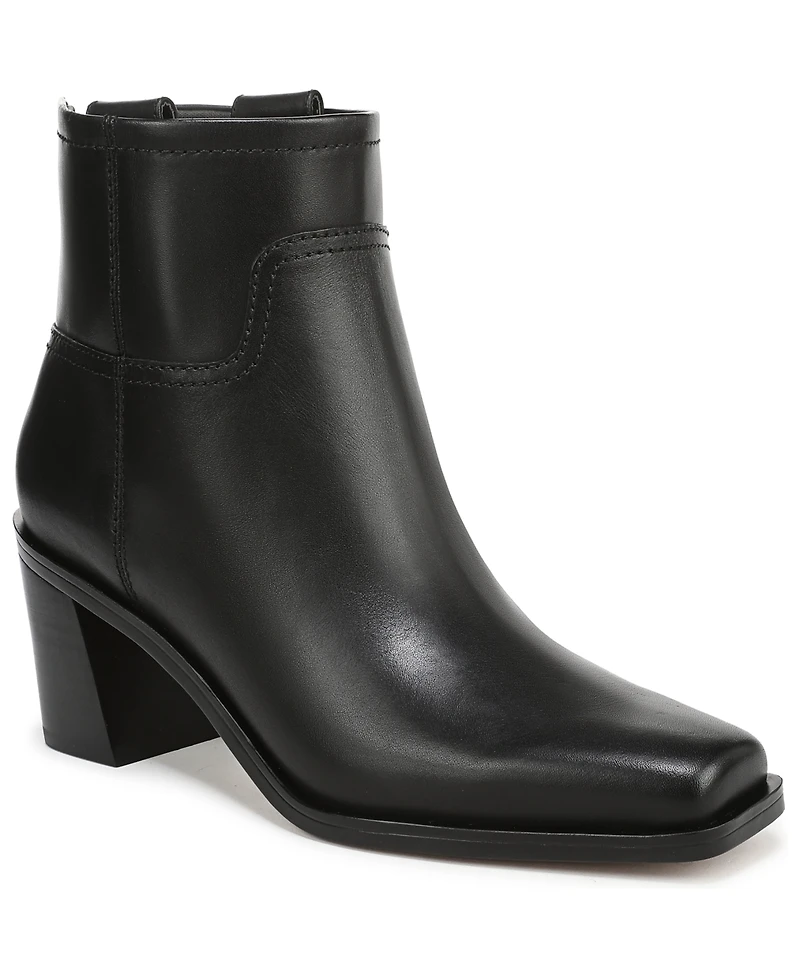Franco Sarto Women's Ivanna Square Toe Pull On Short Boots
