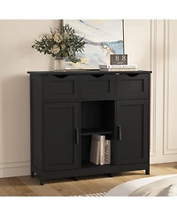 Casainc Accent Storage Cabinets with Drawers and Shelves
