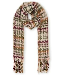 Steve Madden Women's Brushed Twill Tartan Lofty Scarf