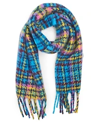 Steve Madden Women's Brushed Twill Tartan Lofty Scarf