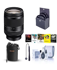 Sony Fe 24-240mm f/3.5-6.3 Oss Lens for Sony E, Bundle with ProOptic 72mm Uv Filter, Lens Pouch, Cleaning Kit, Cap Tether, Pc Software Kit