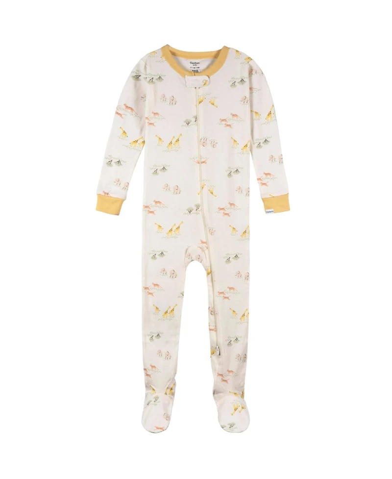 Gerber Baby Boys Snug Fit Footed Pajamas, 2-Pack