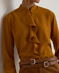 Lauren Ralph Women's Ruffle-Trimmed Tunic