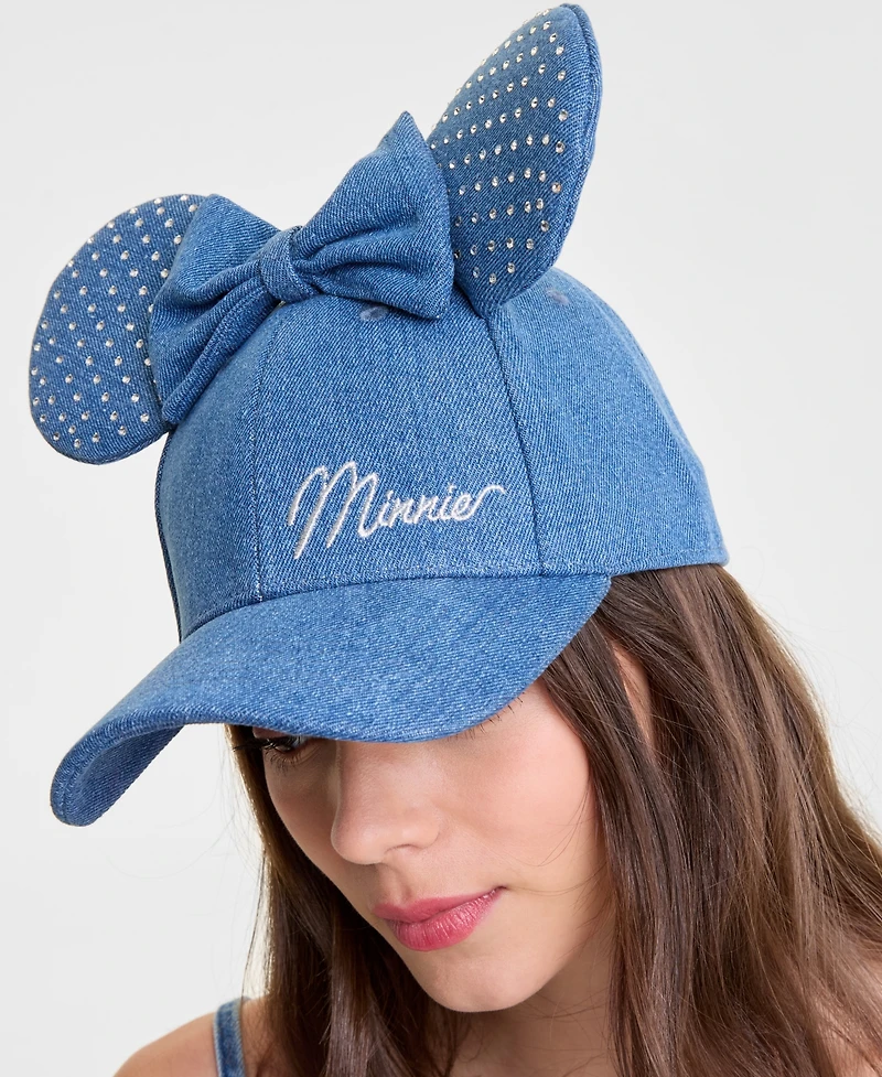 Disney | Macy's Minnie Mouse Ears Baseball Cap Embellished with Crystals by Swarovski, Macy's Exclusive