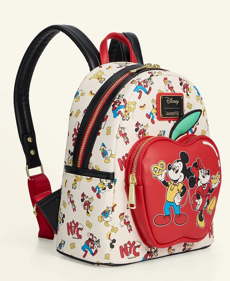 Loungefly Disney | Macy's Mickey Mouse & Minnie Mouse Printed Mini Backpack, Created for Macy's