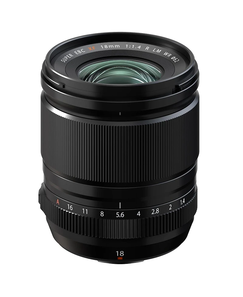 Fujifilm Xf 18mm f/1.4 R Lm Wr Prime Lens, Bundle with 62mm Digital Essentials Filter Kit and 15x15" Lens Wrap