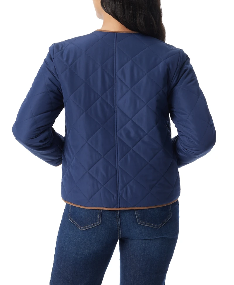 Gloria Vanderbilt Women's Quilted Reversible Jacket