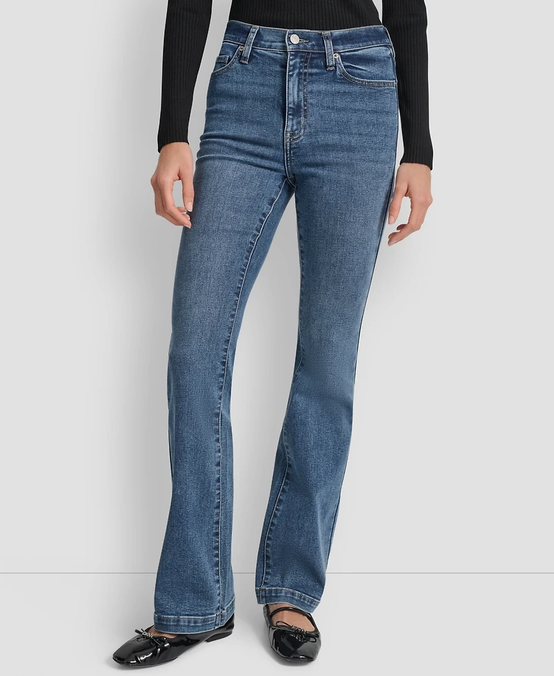 Dkny Jeans Women's High Rise Flare