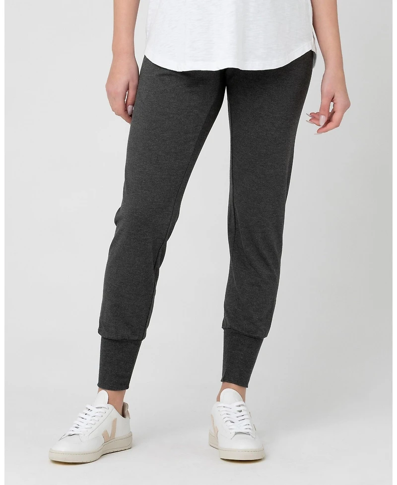Ripe Maternity Comfortable Charcoal Marle Jersey Lounge Pants