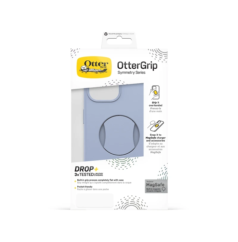 OtterBox OtterGrip Symmetry Case for Apple iPhone 15 / iPhone 14 / iPhone 13