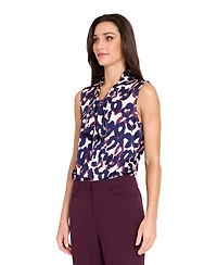 Tahari Asl Women's Tie-Neck Blouse
