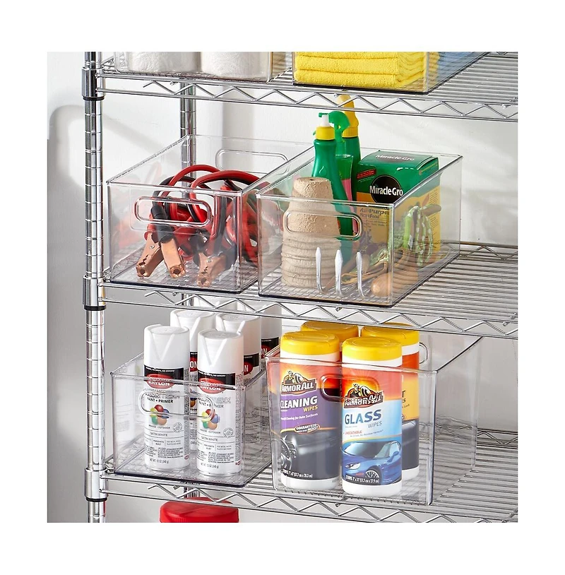 iDesign Plastic Storage Bin with Handles