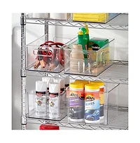iDesign Plastic Storage Bin with Handles