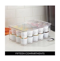 iDesign Stackable Coffee Pod Holder for K-Cup Pods - 29 K-Cup Capacity - Set of 2 - Clear
