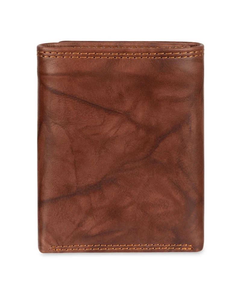Tommy Hilfiger Men's Ribbon Striped Trifold Wallet