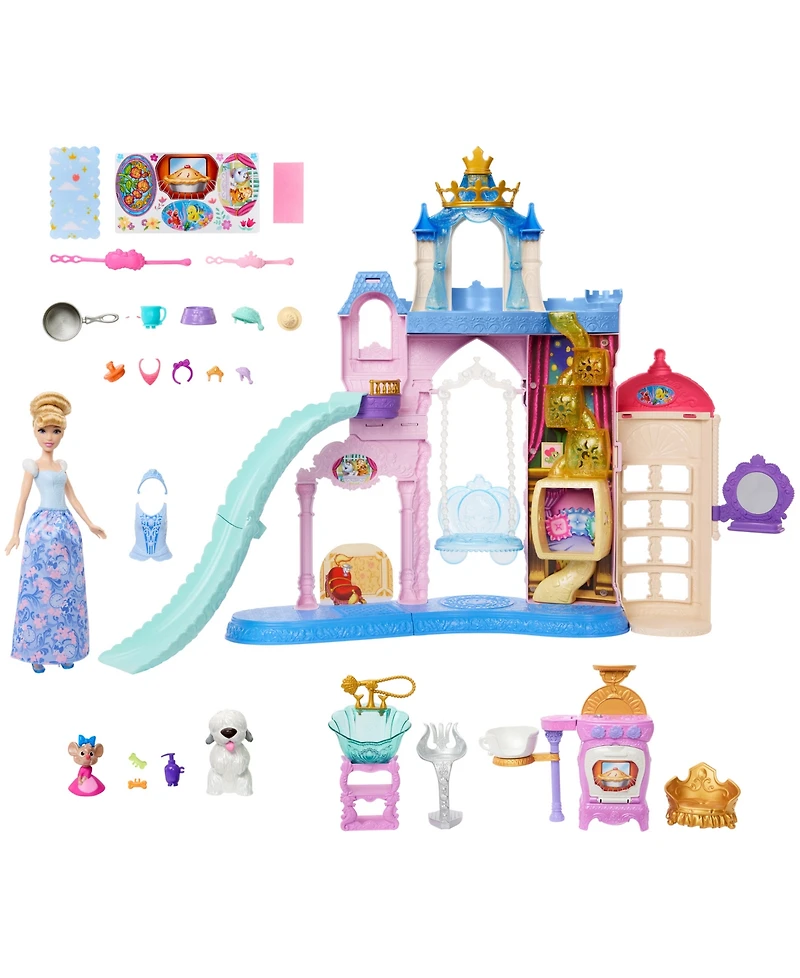 Disney Princess Pet Palace and Cinderella Fashion Doll