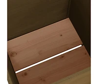 vidaXL Garden Planter Honey Brown Solid Pinewood Large Durable