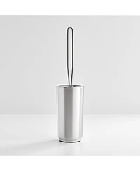 iDesign Stainless Steel Toilet Brush and Holder for Bathroom - Brushed