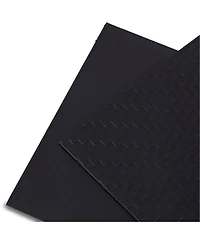 Dainty Home Lausanne Reversible Premium Faux Leather 12" x 18" Rectangular Placemats Set of 4