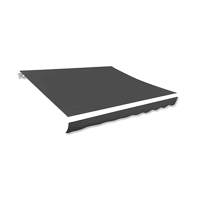 vidaXL Awning Anthracite Polyester with Pu coating 236.2 x 118.1 in