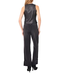 1.state Women's Button Front Vest
