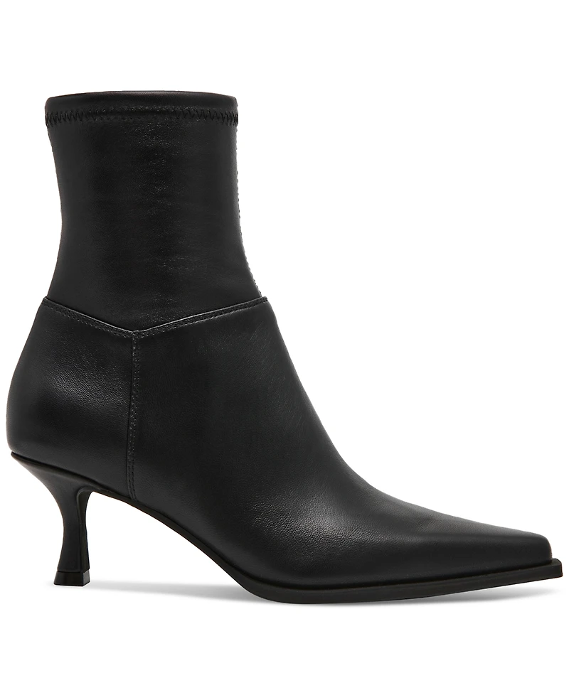 Steve Madden Stasia Kitten-Heel Sock Booties