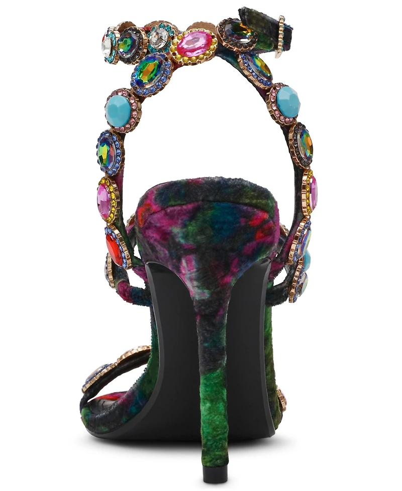 Steve Madden Tamala Gemstone-Embellished Strappy Dress Sandals