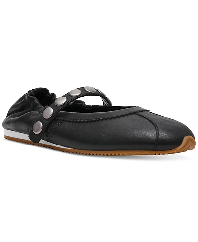 Steve Madden Anaya-St Studded Mary-Jane Ballet Flats