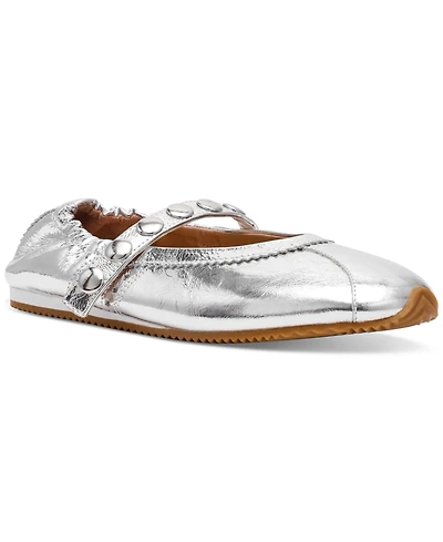 Steve Madden Anaya-St Studded Mary-Jane Ballet Flats