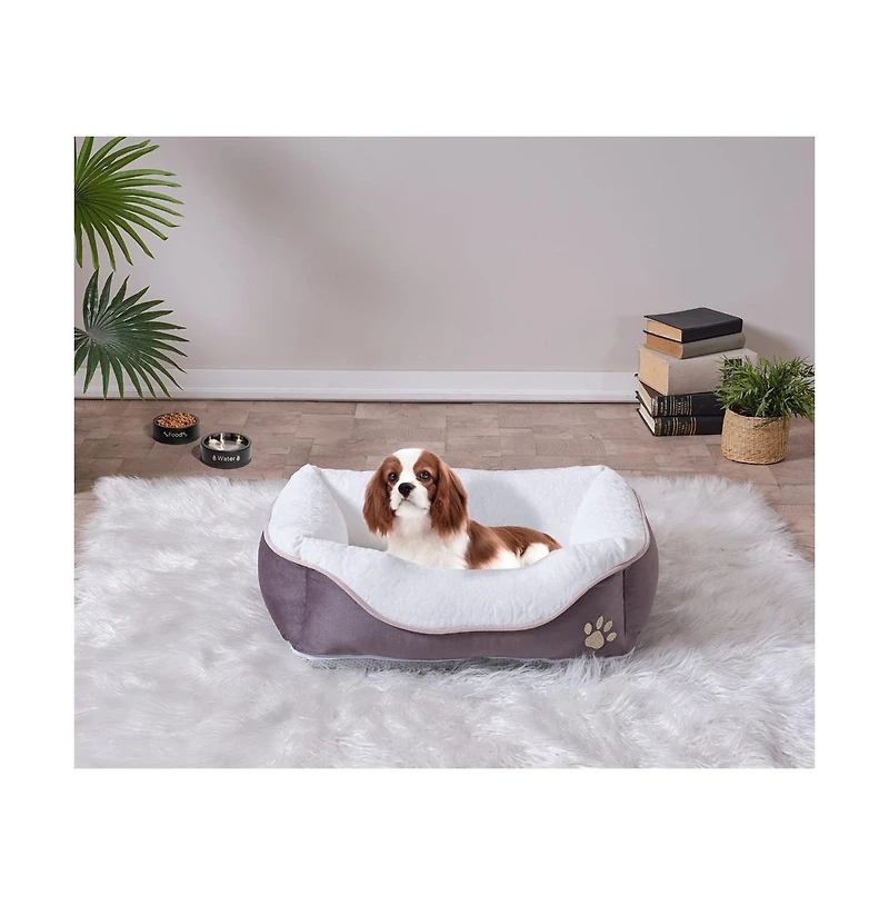Zeus & Ruta Anthracite Pet Bed Xl 31" x 41"