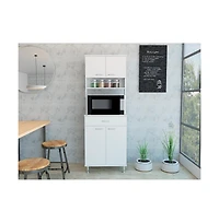 Tuhome Della 60 Pantry White Mdf