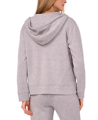 Vince Camuto Women's Knit Zip-Front Hoodie Jacket