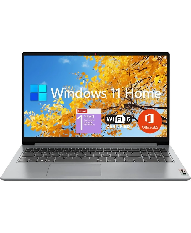 Kuu IdeaPad 1 Student Laptop, 15.6" Fhd Display, Intel Dual Core Processor, 12GB Ram, 512GB Ssd + 128GB eMMC, 1 Year Office 365, Wi-Fi 6, Webcam,