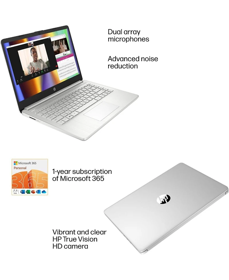 Kuu Stream 14" Hd Laptop | Intel Celeron N4120 Processor, Intel Uhd Graphics 600, Microsoft Office 365, 4GB Ram | 128GB Storage, Fast Charge, Hdm