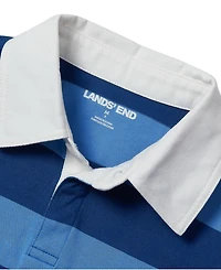 Lands' End Boys Long Sleeve Collared Rugby Shirt