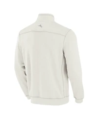 Tommy Bahama Men's Cream St. Louis Cardinals Sport Tobago Bay Tri-Blend Half-Zip Sweatshirt