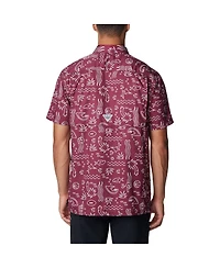 Columbia Men's Garnet Florida State Seminoles Super Slack Tide Omni-Wick Button-Up Shirt