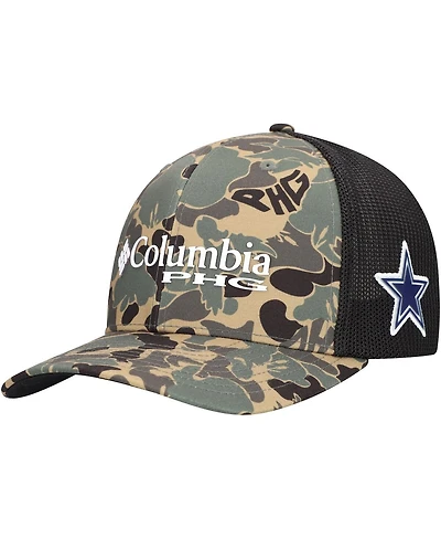 Columbia Men's Camo Dallas Cowboys Phg Mesh Flex Hat
