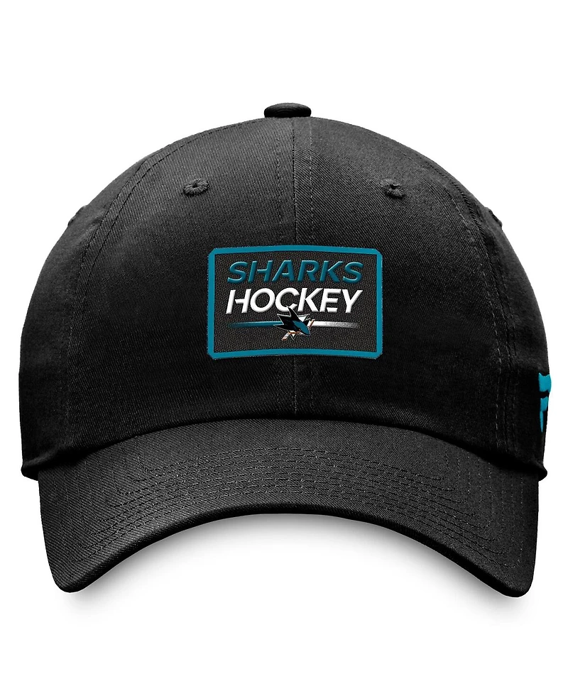 Fanatics Men's Black San Jose Sharks Authentic Pro Prime Adjustable Hat
