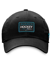 Fanatics Men's Black San Jose Sharks Authentic Pro Prime Adjustable Hat