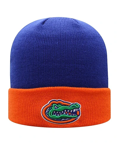 Top of the World Men's Royal/Orange Florida Gators Two-Tone Cuffed Knit Hat