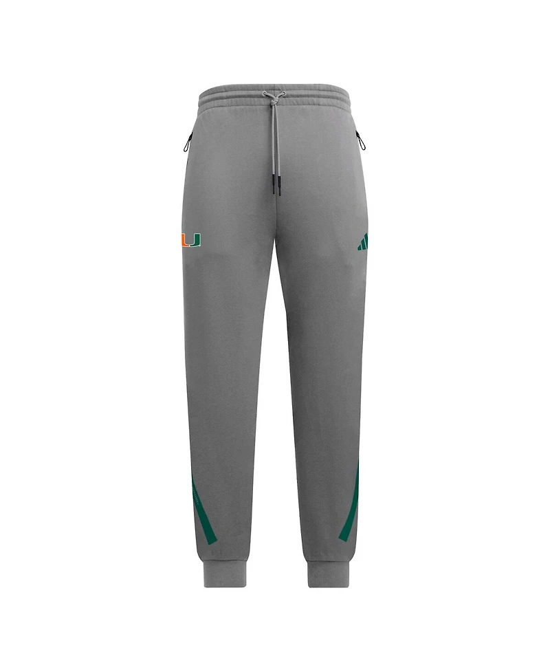 Adidas Gray Miami Hurricanes Z.n.e. Pants