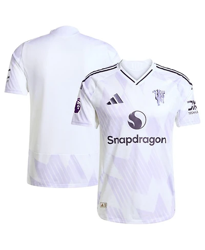 Adidas Men's White Manchester United 2025/26 Away Authentic Jersey