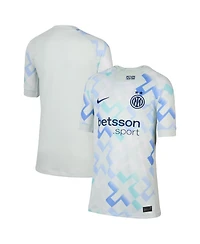 Nike Big Boys and Girls Aqua Inter Milan 2025/26 Away Replica Jersey