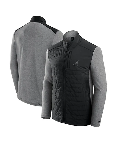 Fanatics Men's Black Alabama Crimson Tide Tonal Primary Logo Full-Zip Jacket
