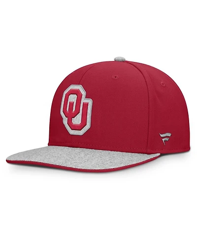 Fanatics Men's Crimson Oklahoma Sooners Loden Snapback Hat