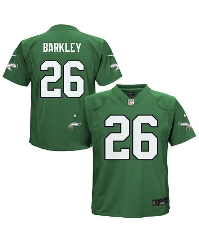 Nike Preschool Saquon Barkley Kelly Green Philadelphia Eagles Alternate Player Game Jersey
